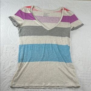 american eagle colorblock shirt